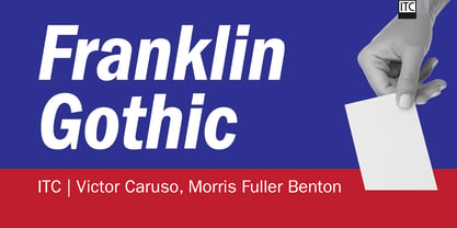 Franklin Gothic Font Poster 1
